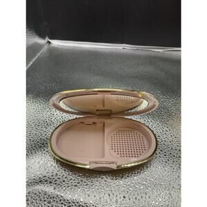 Mary Kay Discontinued Oval Mirror Compact D Shape Unfilled Pink Gold NEW 4904